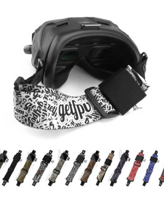 FatStraps HD Goggle Strap for DJI FPV, Avatar, Dominator & HDZero Goggles – Ultra Comfort Adjustable Head Strap