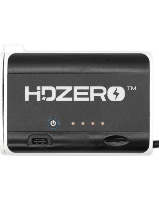 HDZero Rear-Mount Battery Case – FPV Goggles Balance Mount (No Batteries Included)