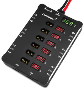 Lumenier ParaGuard PRO Safe Parallel Charging Board XT60 6-Port – Advanced LiPo Parallel Charger Board