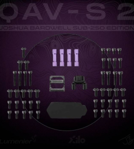 Lumenier QAV-S 2 Sub-250 Joshua Bardwell SE 3” Hardware Kit – Replacement FPV Drone Frame Hardware Set