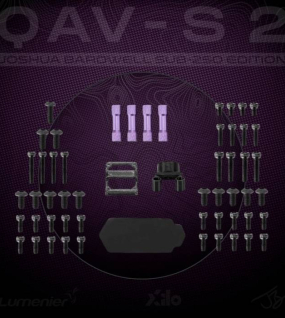 Lumenier QAV-S 2 Sub-250 Joshua Bardwell SE 3” Hardware Kit – Replacement FPV Drone Frame Hardware Set