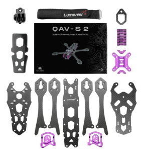 Lumenier QAV-S 2 Joshua Bardwell SE 5” Frame Kit – Freestyle FPV Drone Fram