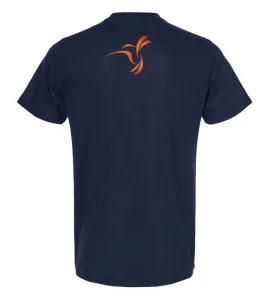 Lumenier T-Shirt – Navy Blue FPV Drone Pilot Apparel