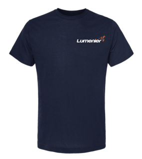 Lumenier T-Shirt – Navy Blue FPV Drone Pilot Apparel