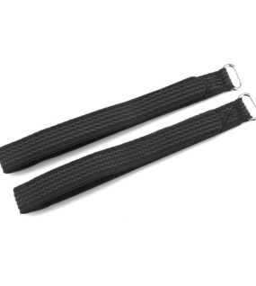 Lumenier Indestructible Kevlar LiPo Strap 20x400mm Blackout (2 Pack) – Heavy Duty FPV Drone Battery Strap