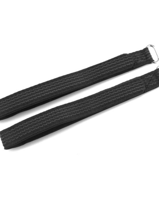 Lumenier Indestructible Kevlar LiPo Strap 20x400mm Blackout (2 Pack) – Heavy Duty FPV Drone Battery Strap