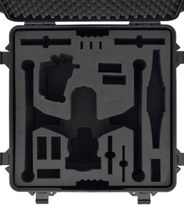 HPRC Wheeled Hard Case with Foam for DJI Inspire 2 – Rugged Travel and Protective Drone Case