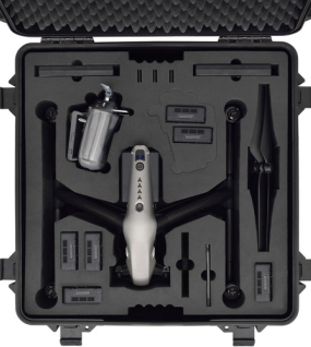 HPRC Wheeled Hard Case with Foam for DJI Inspire 2 – Rugged Travel and Protective Drone Case