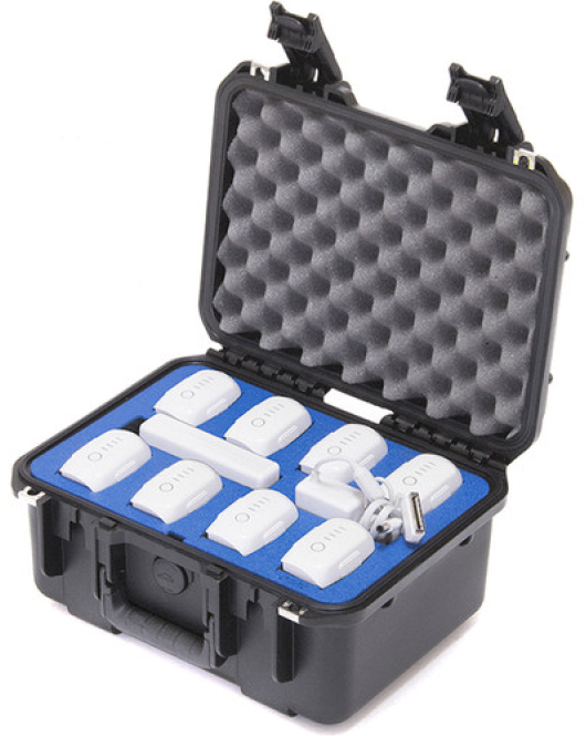 Go Professional Cases Battery Case for DJI Phantom 4 – Holds 8 Batteries, Rugged Protection