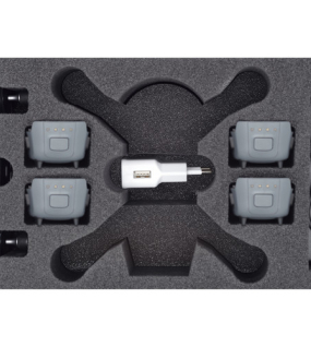 HPRC SPK2300 Hard-Shell Case for DJI Spark Fly More Combo – Yellow | Protective Travel Drone Case