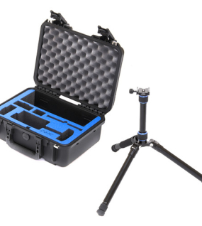 Go Professional Cases Waterproof Hard-Shell Case with Tripod for DJI D-RTK Ground System – Rugged Travel Drone Case