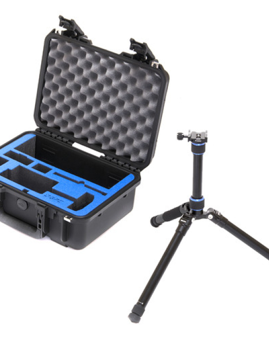 Go Professional Cases Waterproof Hard-Shell Case with Tripod for DJI D-RTK Ground System – Rugged Travel Drone Case