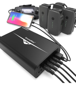 ENERGEN DroneMax Charger for 4× DJI Mavic Pro &amp; Mavic Pro Platinum Batteries – Multi-Battery Fast Charging Hub