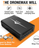 ENERGEN DroneMax Charger for 4× DJI Mavic Pro & Mavic Pro Platinum Batteries – Multi-Battery Fast Charging Hub