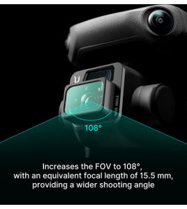 Ulanzi 108° 15mm Wide-Angle Lens for DJI Mavic 3 – Ultra-Wide Cinematic Drone Camera Lens