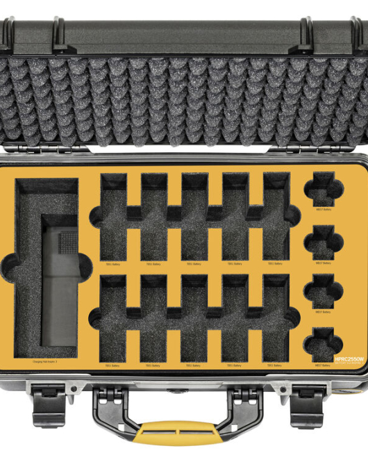 HPRC Hard-Shell Travel Case for DJI TB51/WB37 Batteries & Hub – Rugged Drone Battery Storage