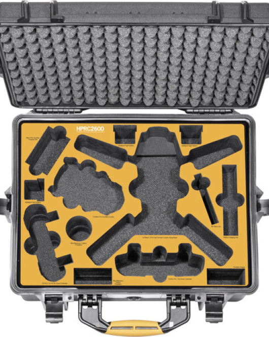 HPRC 2600 Series Hard-Shell Case for DJI Mavic 3 Pro Cine & Mini 4 Pro – Rugged Waterproof Travel Drone Case