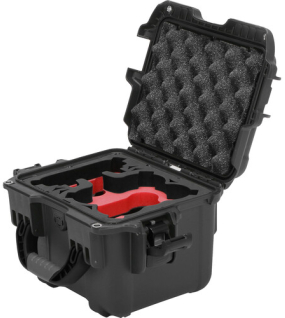 Foama Carry-On Case with Foam Insert for DJI Neo Fly More Combo – Black/Red, 8.8L | Protective Travel Drone Case
