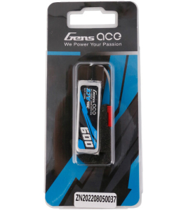 Gens Ace 600mAh 1S 45C 3.7V LiPo Battery Pack with JST-SYP Plug – High Performance Micro Drone Battery