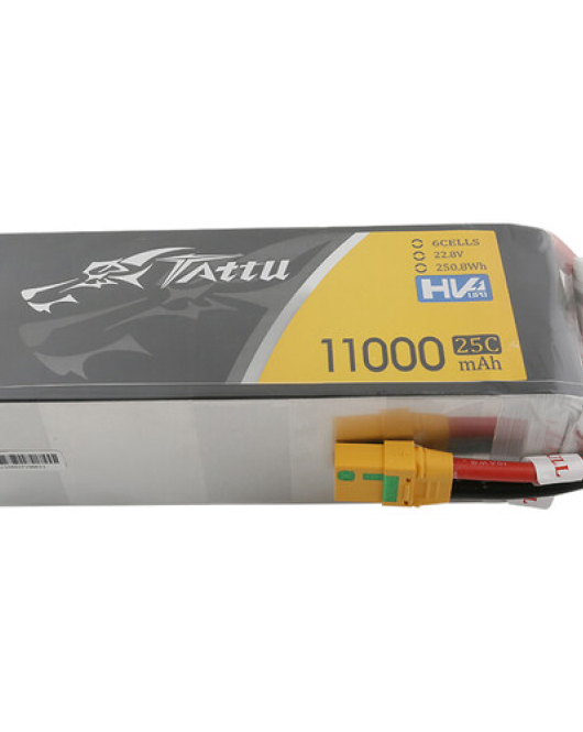 Tattu G-Tech 11000mAh 6S 22.8V LiPo Battery with XT90-S Plug – High Capacity Industrial Drone Battery