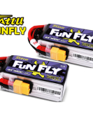 Tattu Funfly 1300mAh 4S 100C 14.8V LiPo Battery Pack with XT60 Plug – FPV Practice & Freestyle Drone Battery