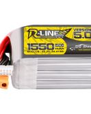 Tattu R-Line 1550mAh 6S 22.2V LiPo Battery Pack XT60 V5.0 – High Performance FPV Racing Drone Battery