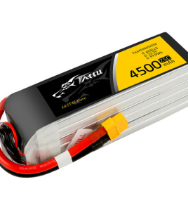 Tattu 4500mAh 6S 22.2V LiPo Battery Pack with XT60 Plug – High Capacity FPV &amp; Drone Power Battery