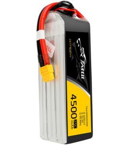 Tattu 4500mAh 6S 22.2V LiPo Battery Pack with XT60 Plug – High Capacity FPV &amp; Drone Power Battery