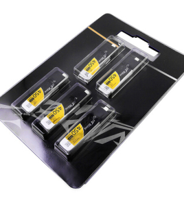 Tattu 450mAh 1S 75C 3.8V HV LiPo Battery with BT 2.0 Plug – 5 Pack for Tiny Whoop &amp; Micro FPV Drones