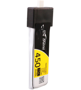 Tattu 450mAh 1S 75C 3.8V HV LiPo Battery with BT 2.0 Plug – 5 Pack for Tiny Whoop &amp; Micro FPV Drones