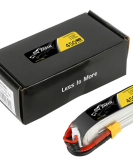 Tattu 4S 450mAh 75C 14.8V LiPo Battery Pack with XT30 Plug – Long Size FPV Racing Battery for H Frame Drones