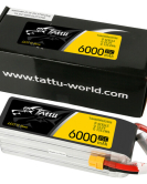 Tattu 6000mAh 6S 22.2V 35C LiPo Battery Pack with XT60 Plug – High Capacity Drone Power Battery