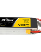 Tattu 6000mAh 6S 22.2V 35C LiPo Battery Pack with XT60 Plug – High Capacity Drone Power Battery
