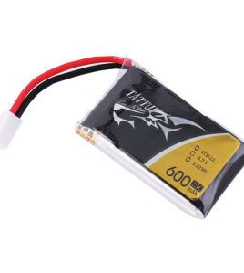 Tattu 1S 600mAh 25C 3.7V LiPo Battery Pack with Molex 51005-2P Plug – 6 Pack for Micro RC Drones &amp; Helicopters