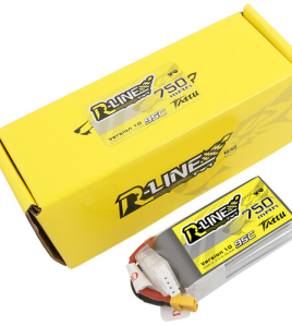 Tattu R-Line 750mAh 3S 11.1V 95C LiPo Battery Pack with XT30 Plug – High Performance FPV Racing Drone Battery