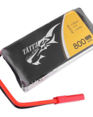 Tattu 800mAh 1S 3.7V 25C LiPo Battery Pack with JST Plug (6-Pack) – FPV Drone Power Bundle