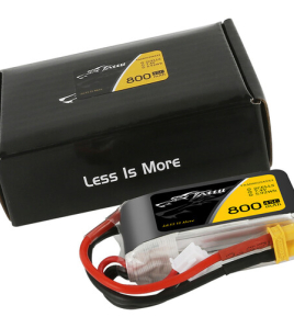 Tattu 800mAh 2S 7.4V LiPo Battery Pack with XT30 Plug – High Performance FPV Drone Battery