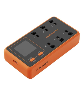 BETAFPV HexaCharger Pro 1S LiPo Battery Charger – Fast Multi-Battery Charging Solution for FPV Drones