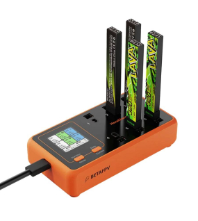 BETAFPV HexaCharger Pro 1S LiPo Battery Charger – Fast Multi-Battery Charging Solution for FPV Drones