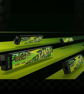 BETAFPV LAVA II 320mAh 1S 95C LiHV Battery Pack (5PCS) with BT2.0 Connector